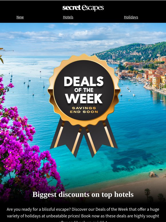 Deals of the week: selling fast!