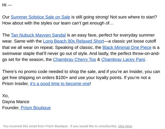 Happy Summer! Here’s 30% Off Sale