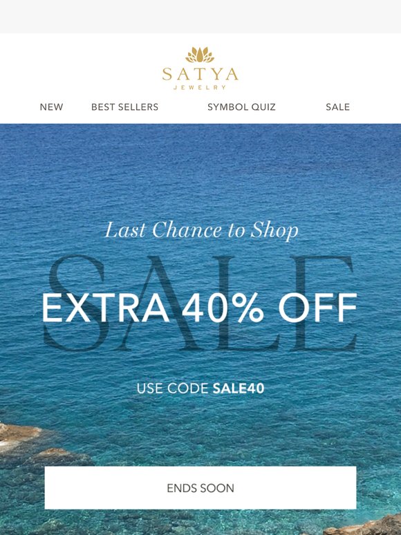 Final Hours! Extra 40% OFF Sale⏰