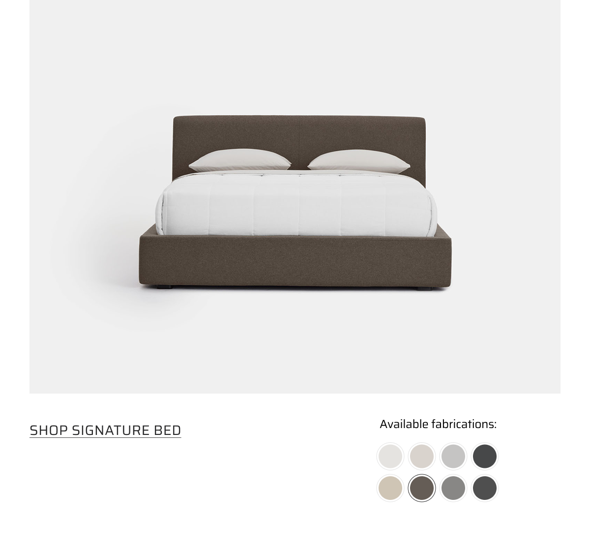 Shop Signature Bed.