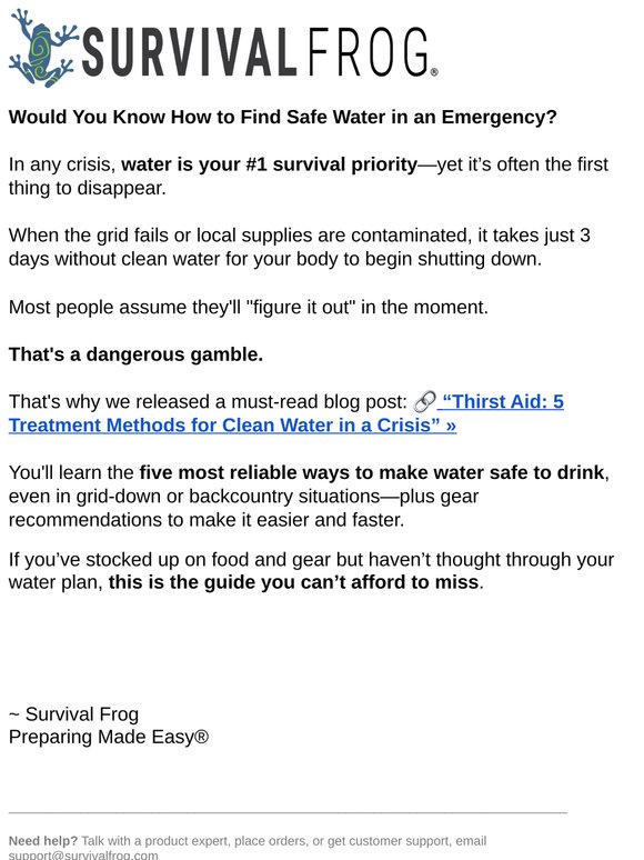 5 Life-Saving Ways to Purify Water