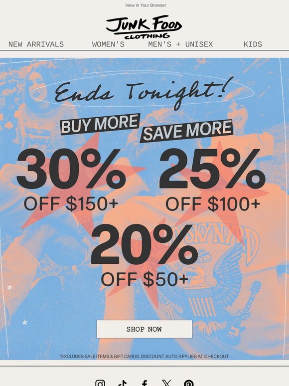 🚨 SALE ENDS TONIGHT 🚨