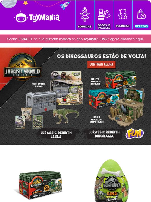 🦖Dinossauros à Solta! Descubra Aqui Uma Aventura Jurassic👇