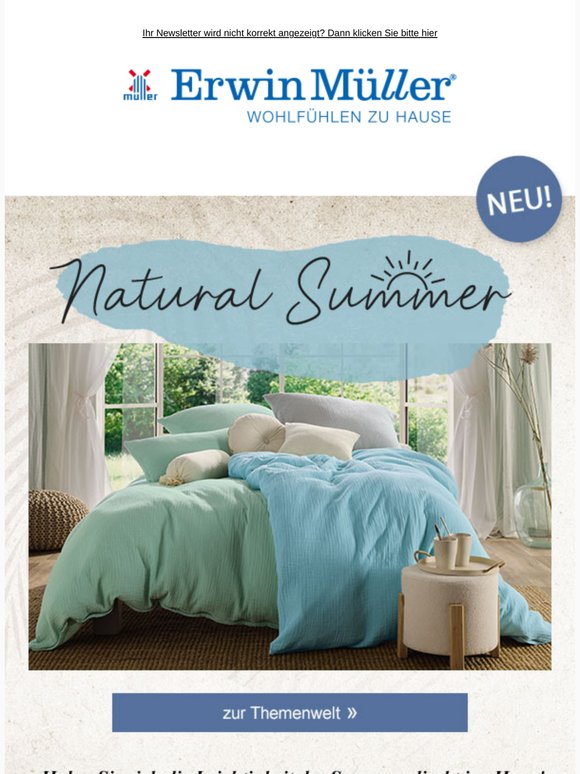 Natural Summer - entdecken Sie unsere neue Themenwelt!