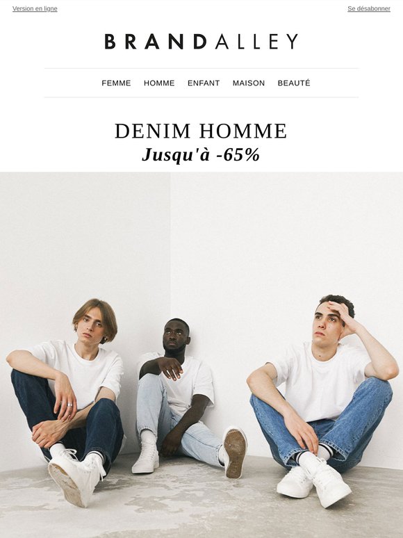 Vos Marques Denim Préférées Jusqu’à -65 %