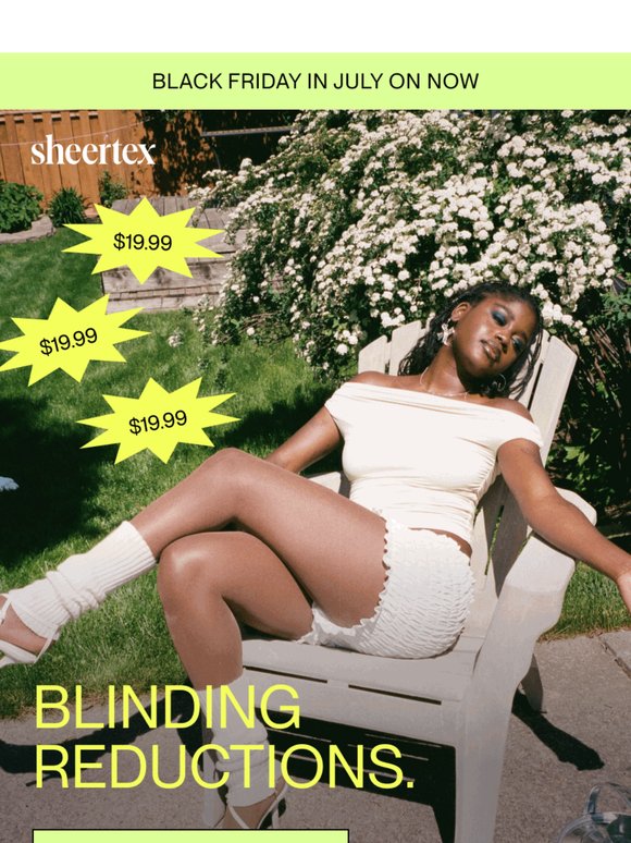 HI WE'RE HAVING A SALE RIGHT NOW.