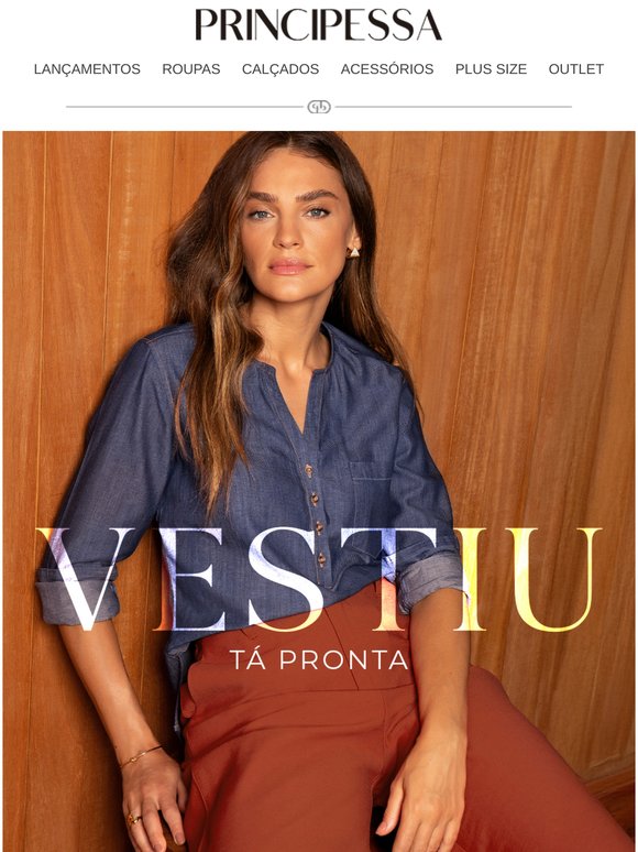 Vestiu, tá pronta! Acesse agora a nova coleção.