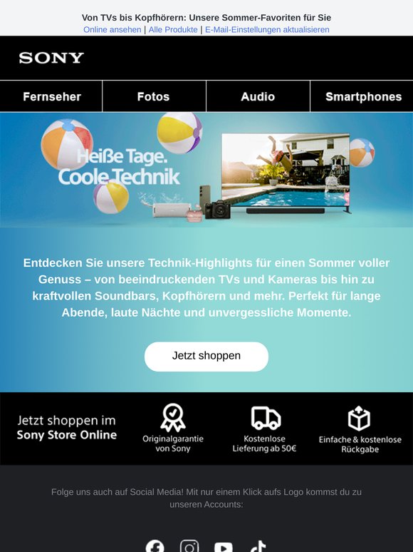 Technik-Highlights für die Sommertage