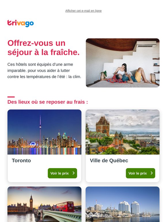 Passez l’été au frais 😎
