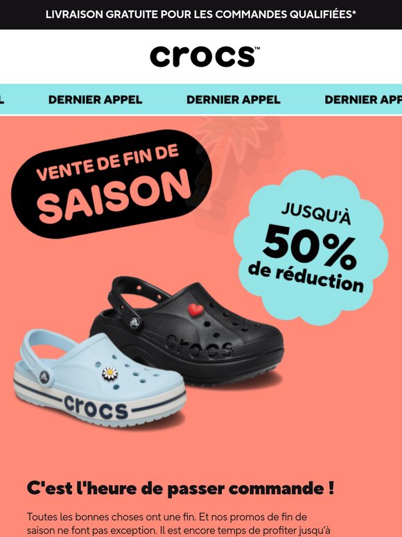 La fin des promos de fin de saison approche !