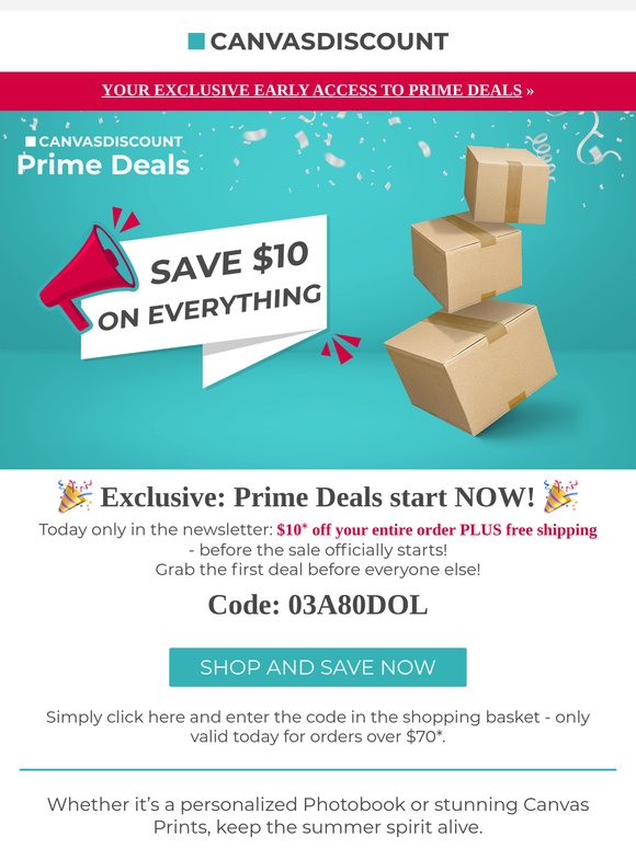 Exclusive early access: $10 discount on EVERYTHING! 🎉