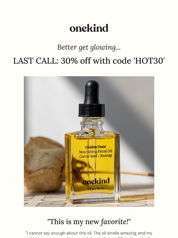 30% OFF ENDS TONIGHT ✨
