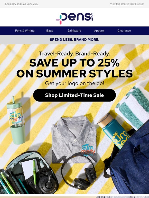 Sun, Summer, Savings!🌞Up to 25% OFF