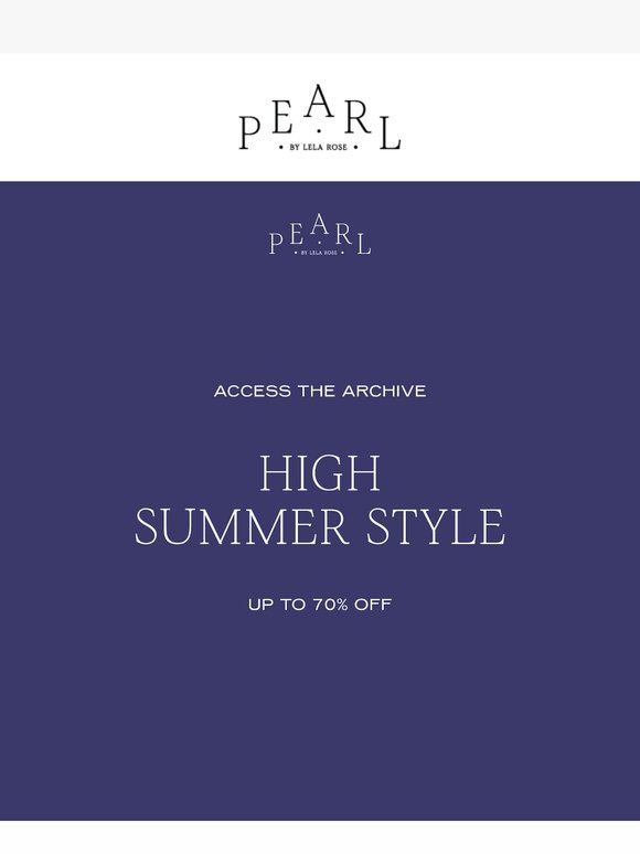 High Summer Style, Up to 70% Off