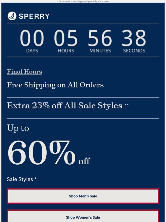 🚨Final Hours to Save + Free Shipping