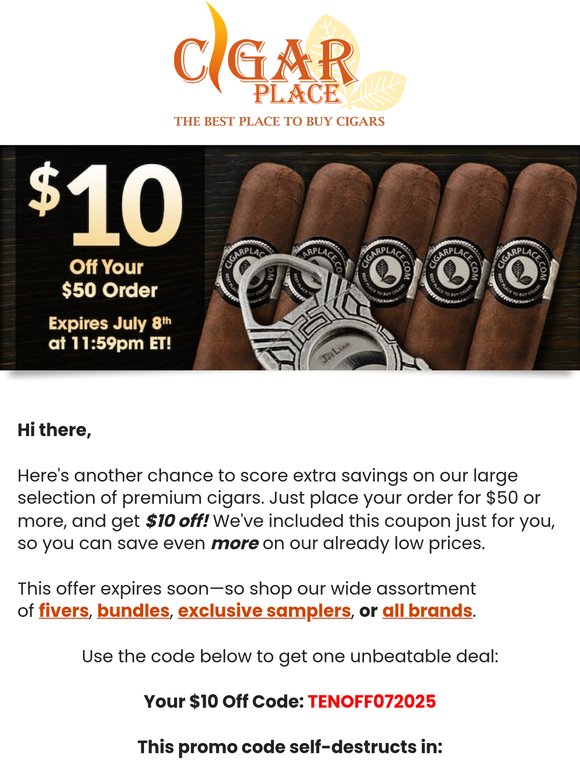 Hi There, Claim $10 Off Today!