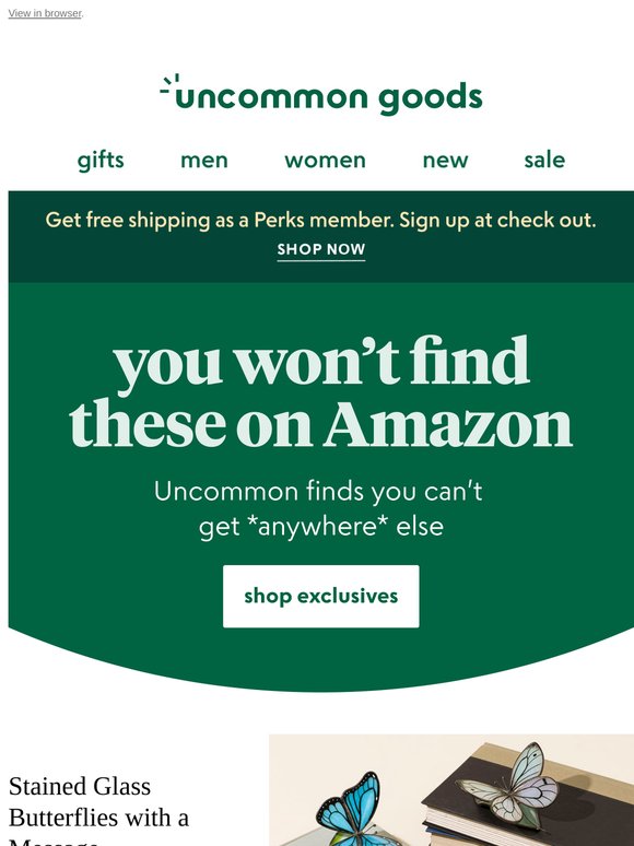 You won't find these on Amazon