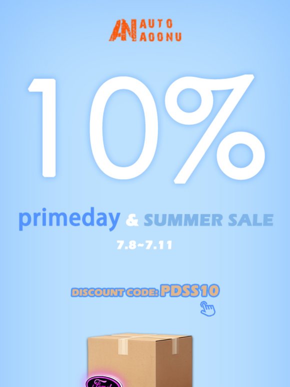 Summer sale & primeday! Get an additional 10% off!