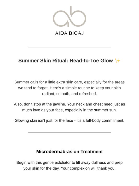 Total body glow