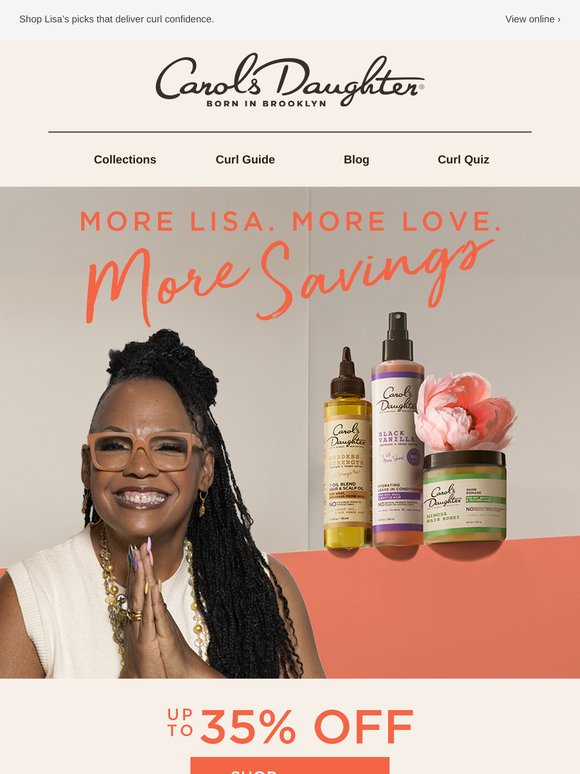 Prime Day: Up to 35% Off Carol’s Daughter! 🤩