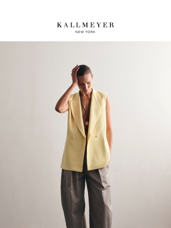 TAILORED FOR EVERY SEASON — Introducing the Deon Sleeveless Blazer