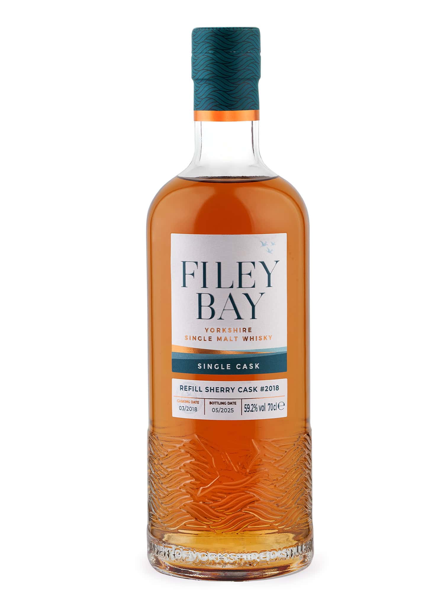 Filey Bay Single Cask 2018 Refill Sherry Cask Yorkshire Single Malt Whisky 70cl