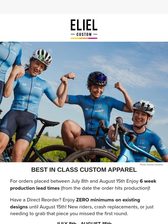 Your Custom Apparel Awaits - Start Your Order or Reorder Today!