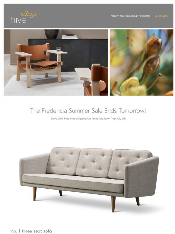 The Fredericia Summer Sale Ends Tomorrow !