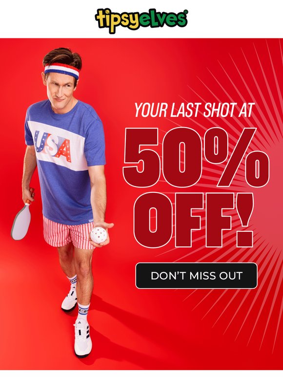 🛒 Prime your cart: 50% off ends tonight!