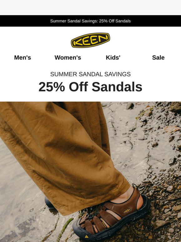 🩴 25% Off Summer Sandals