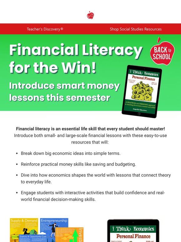 Introduce Smart Money Lessons into Your Classroom This Fall 💰🍎