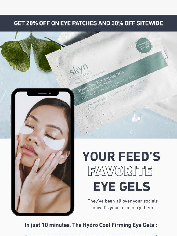 Instantly de-puff + smooth — now 20% off