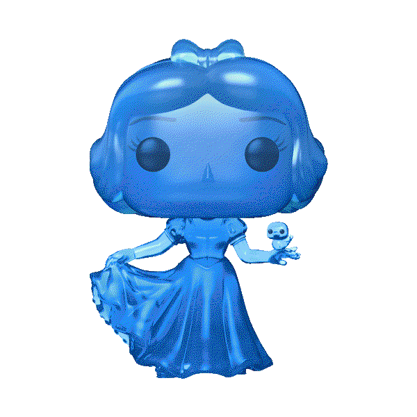 Pop! Snow White (Translucent Blue) (Glow) with Pop! Protector