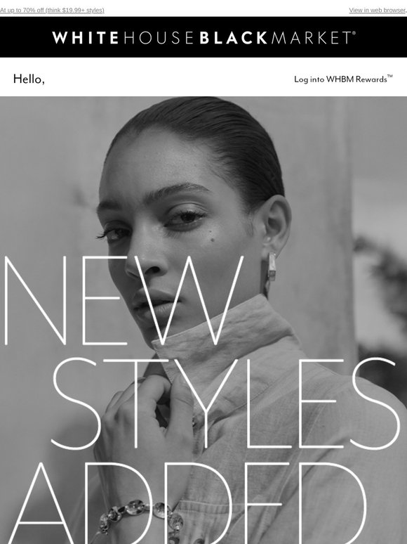 JUST IN: 100+ NEW styles added to Semi-Annual Sale
