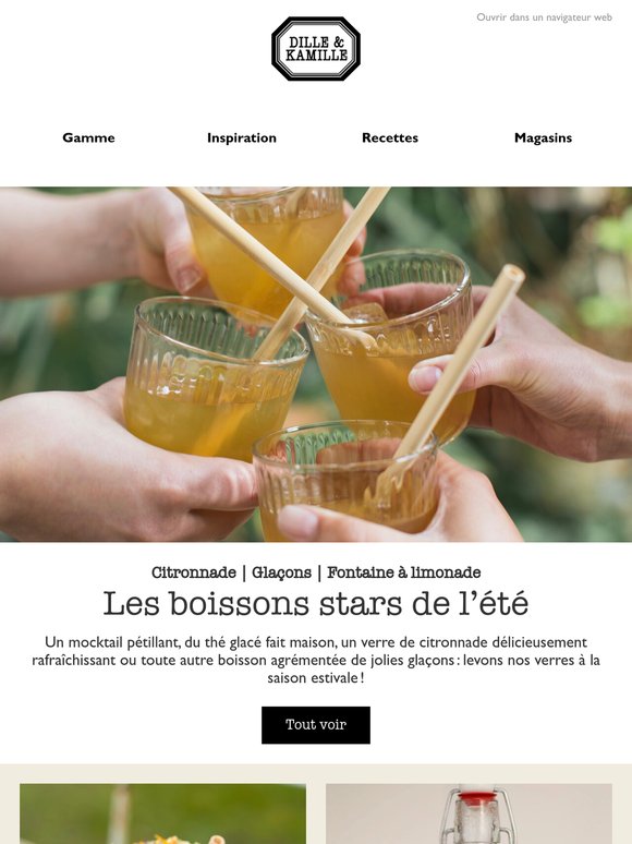 Les boissons stars de l’été