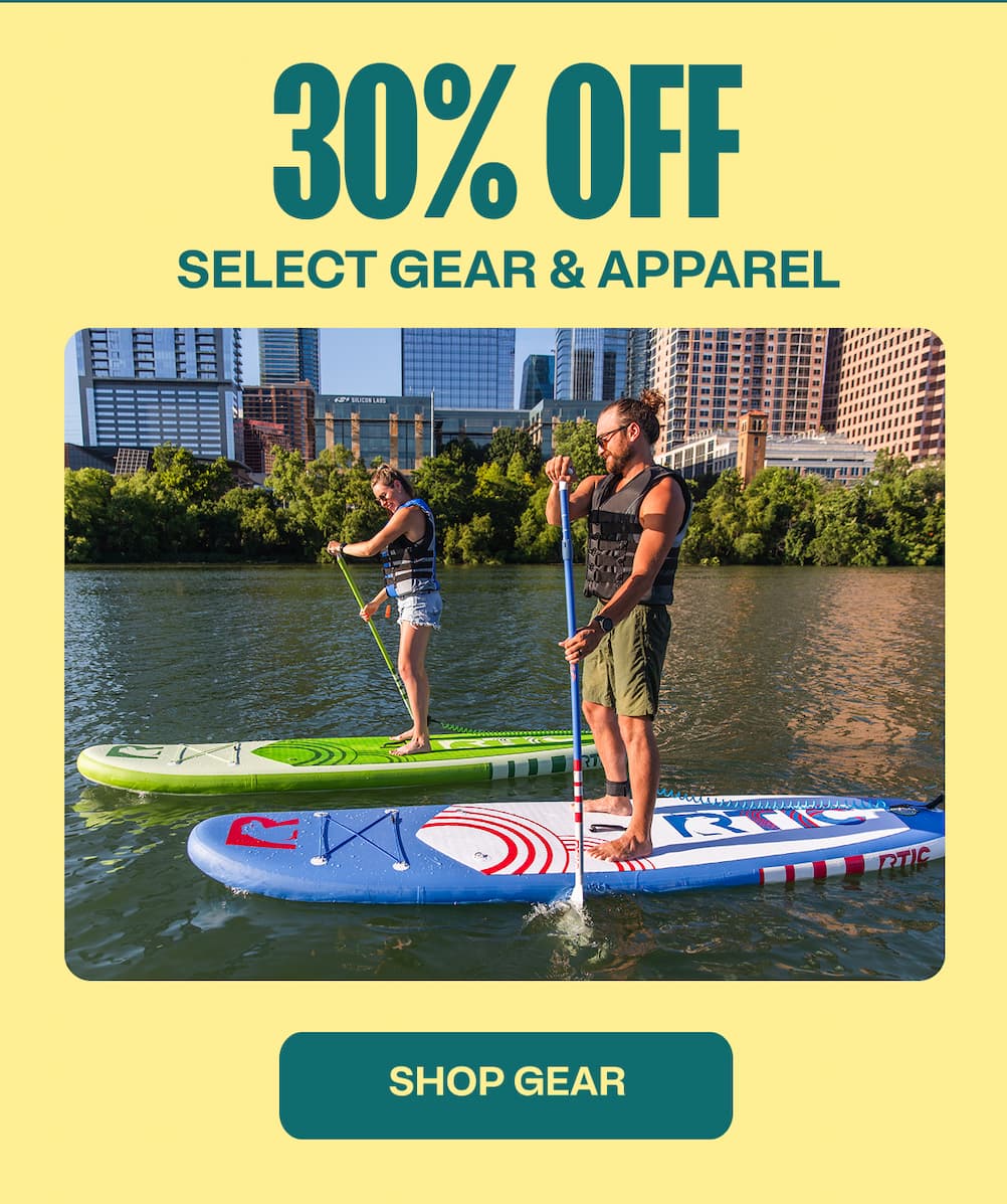 30% off select gear and apparel