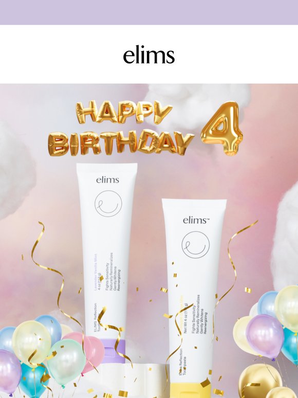 🎂 We’re turning 4! Celebrate with 20% off all month long