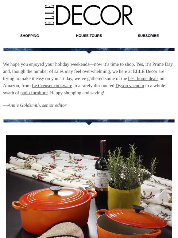 ELLE Decor's Prime Day Picks