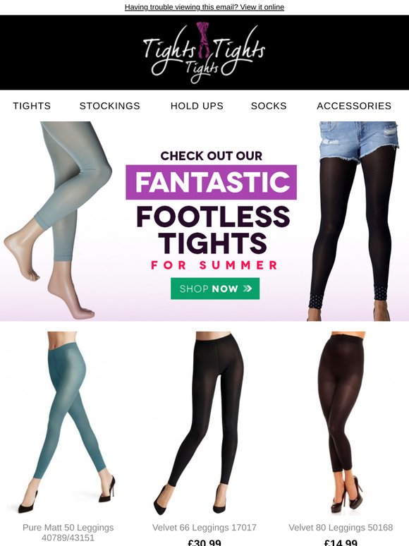 Check Out Our Fantastic Footless Tights For Summer