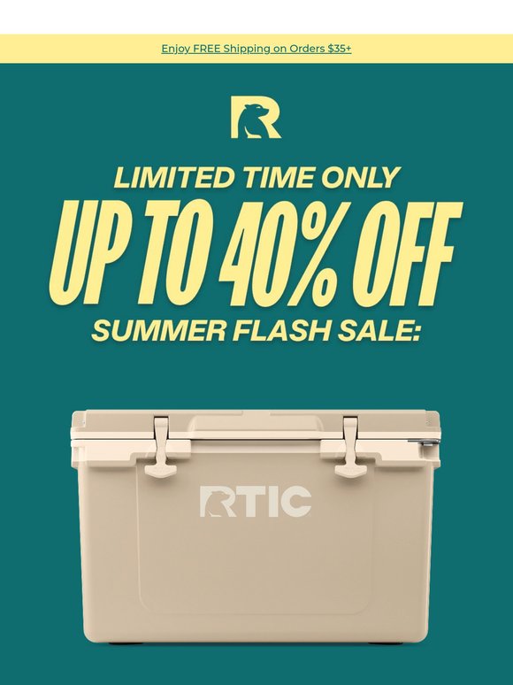 🔥 Up to 40% OFF Today 🔥