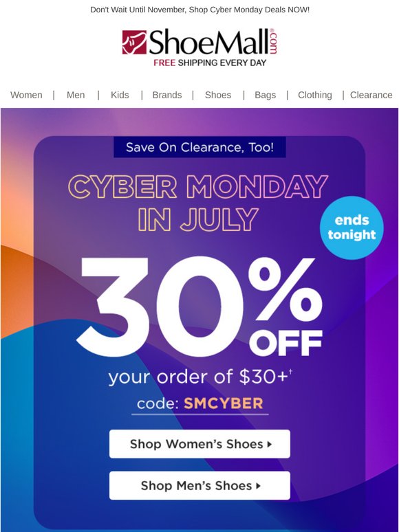 30% Off Clearance & More Expires Tonight!