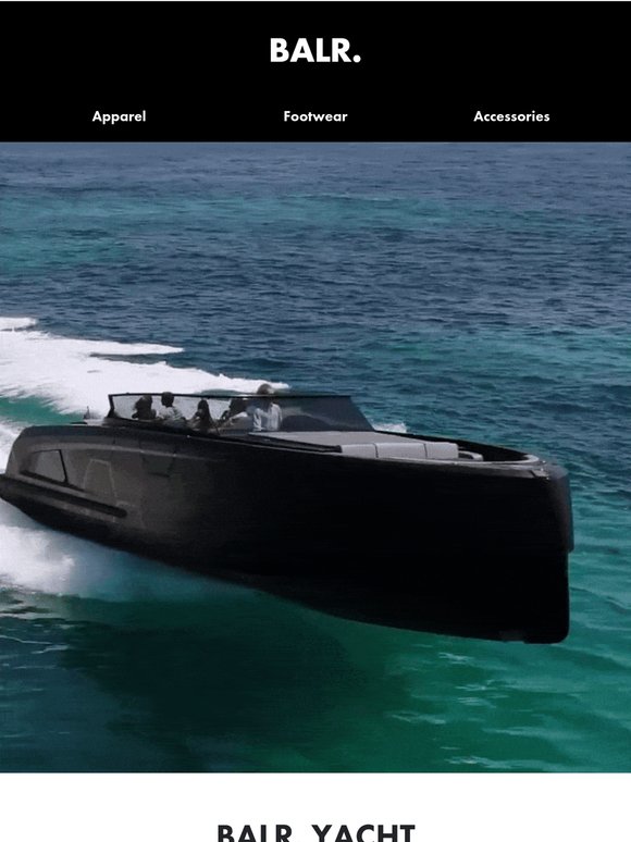 The iconic BALR. Yacht