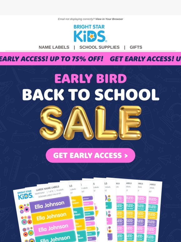 Pssst... Save 75% before everyone else 🛒💨