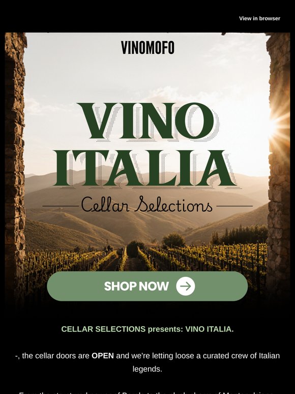 —, do you live Italian wine? You're gonna love this! 🇮🇹🍷