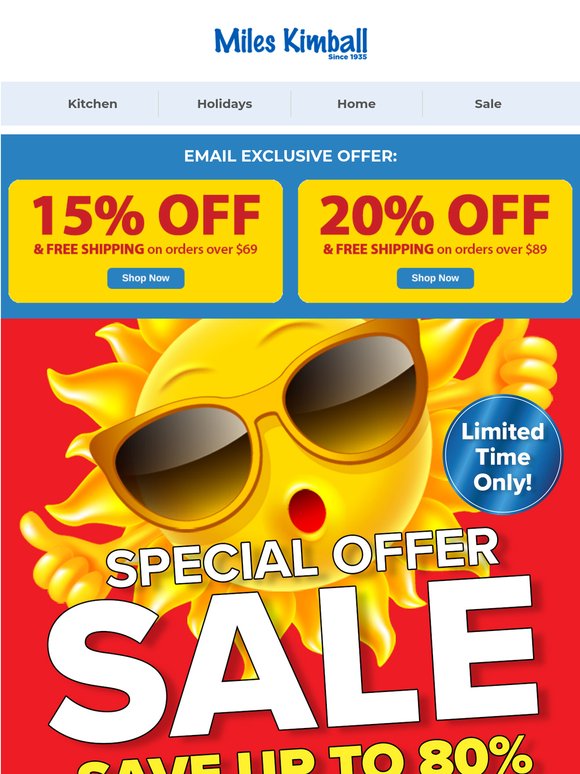 Friend, Your Exclusive Savings >>