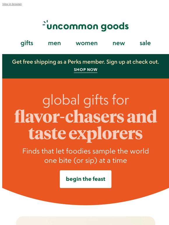 Gifts for adventurous taste buds