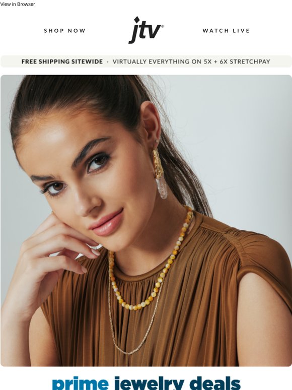 FREE Shipping + Prime Jewelry Deals NOW!
