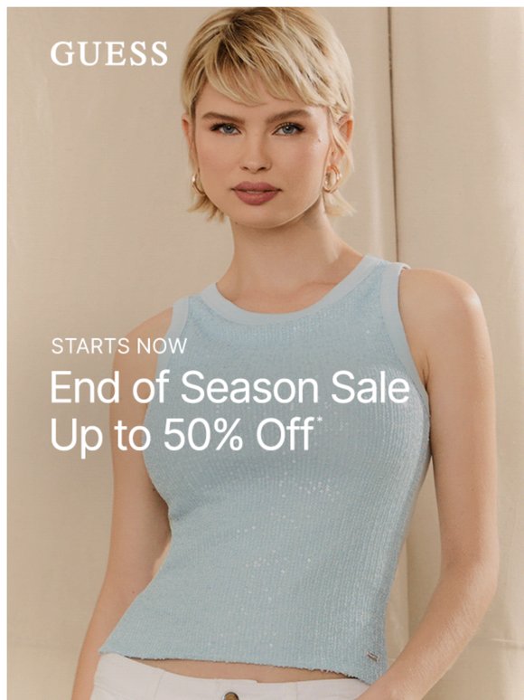 ALERT! New Event—End of Season Sale