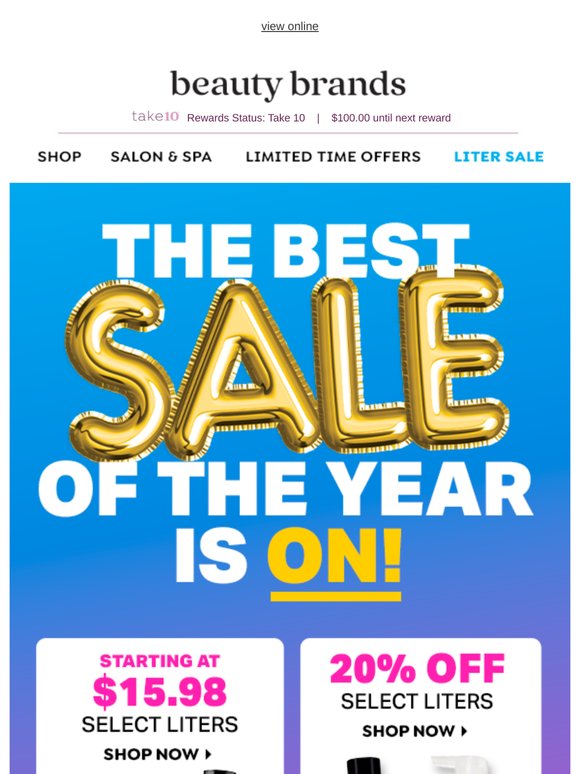 The BEST sale of the year is ON!