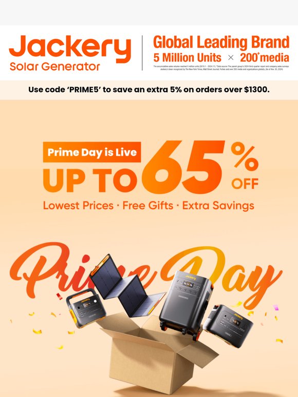 🌟Jackery’s Prime Day Sale is Live!